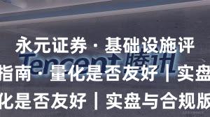 永元证券 · 基础设施评估 · 避坑指南 · 量化是否友好｜实盘与合规版